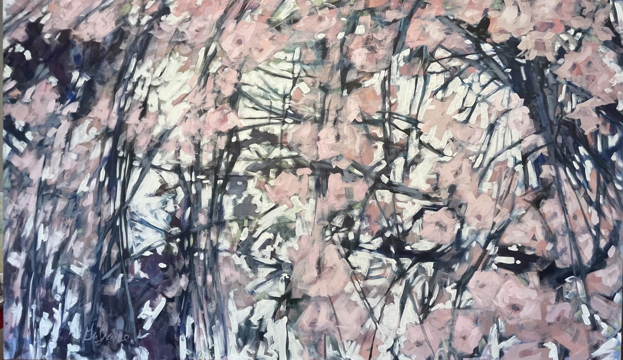Weeping Cherry 3 by Grace W Sharpe